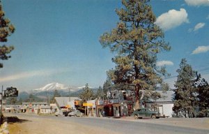 Ruidoso New Mexico Main Street Vintage Postcard AA46331