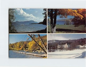 Postcard The Silver Bay Association, On Lake George, Silver Bay, New York