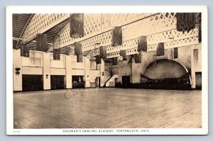 J99/ Portsmouth Ohio Postcard Scioto c1910 Baesman's Dance Academy 462