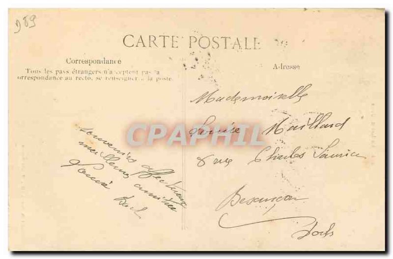 Old Postcard The Fort Joux