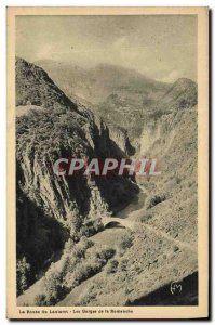 Old Postcard The Lautaret Gorge Road Romanche
