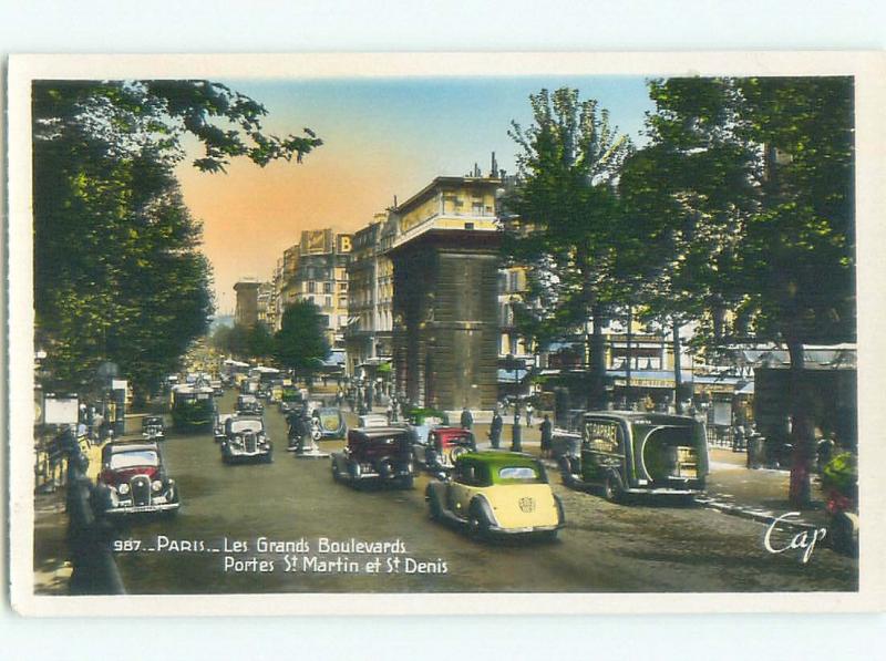 old rppc NICE VIEW Paris France i2356