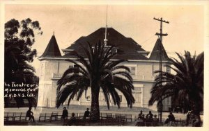 Real Photo Postcard Theatre, Memorial Hall, Veterans Sawtelle, California~116296