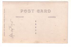 Real Photo, Milner Dam Idaho, April 29, 1915, Hisbee, KRUXO