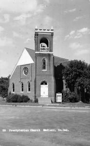 Madison South Dakota Presbyterian Church Real Photo Antique Postcard K29045