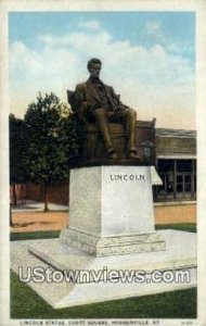 Lincoln Statue, Court Square - Hodgenville, Kentucky KY  