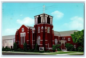 1965 First Baptist Church, Barrington Ave. West Los Angeles CA Postcard