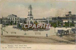  Vintage Postcard Jquique Plaza Arturo Prat