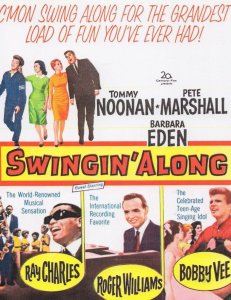 Swingin' Along Tommy Noonan Pete Marshall Movie Film Postcard