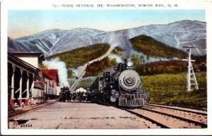 Base Station Mt. Washington, WHITE MTS, NH Postcard