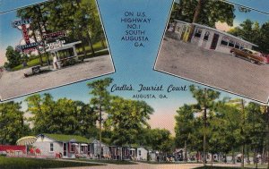 Postcard Cadle's Tourist Court Augusta GA