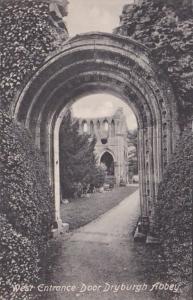 Scotland Dryburgh Abbey The West Entrance Door