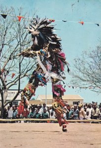 Nairobi Stilt Dancer African Postcard