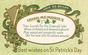 Best Wishes St. Patrick's Day Unused 