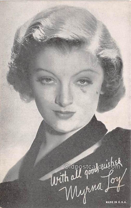 Myrna Loy Movie Star Actor Actress Film Star Postcard, Old Vintage Antique Po...