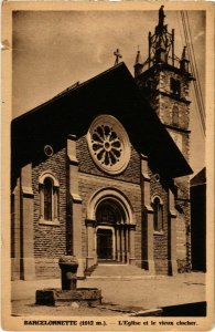 CPA Barcelonnette L’Eglise et le vieux clocher (922014)