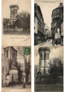 TOWERS TOURS FRANCE 700 Vintage Postcards pre-1940 (L3451)