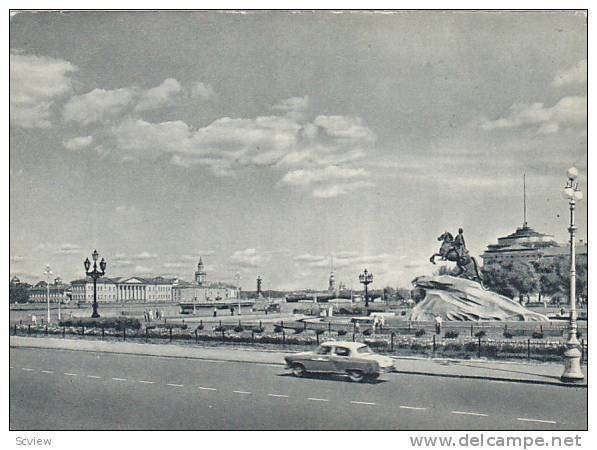 Leningrad , Russia , 50-70s ; Decembrists square