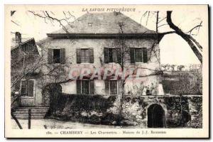 Old Postcard Chambery Savoie Picturesque Charmettes House of Rousseau
