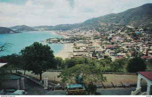ST. THOMAS, Virgin Islands, U.S.A., 1940s-Present; Charlotte Amalie As Seen F...