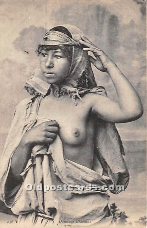 Danseuse Bedouine Arab Nude Unused 