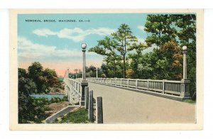 GA - Waycross. Memorial Bridge  (crease)