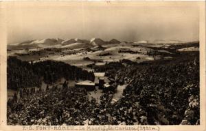 CPA Les Champs de Ski au nord de FONT-ROMEAU et le Massif du Carlitte (451468)