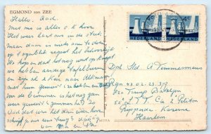 EGMOND aan ZEE Holland Netherlands Postcard