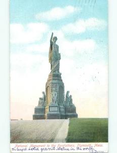 Pre-1907 very early view - FOREFATHERS MONUMENT Plymouth Massachusetts MA n5889