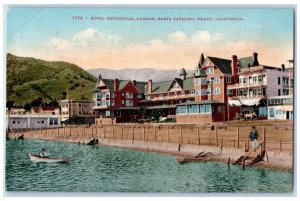 c1910 Hotel Metropole Avalon Santa Catalina Island California CA Postcard