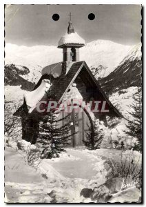 Postcard Modern Courchevel Savoy Chapel of the Cure of Ars Clef hotel Roc Morlet