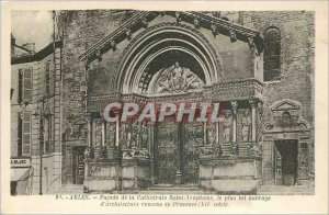 Postcard Ancient Arles Facade of the Cathedrale Saint Trophime most beautiful...