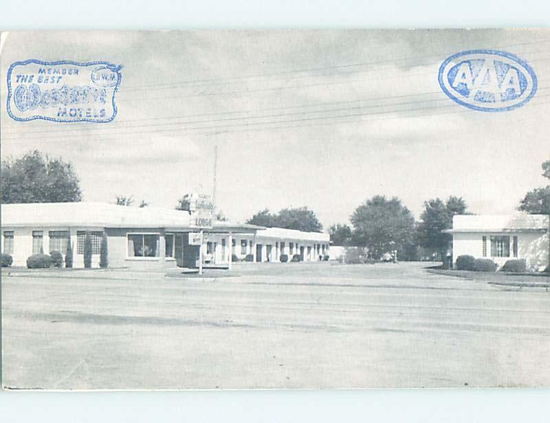 1950's LA FONDA MOTEL Vernon Texas TX G7949