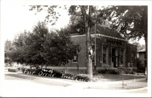 Real Photo Postcard Post Office in Storm Lake, Iowa~134509