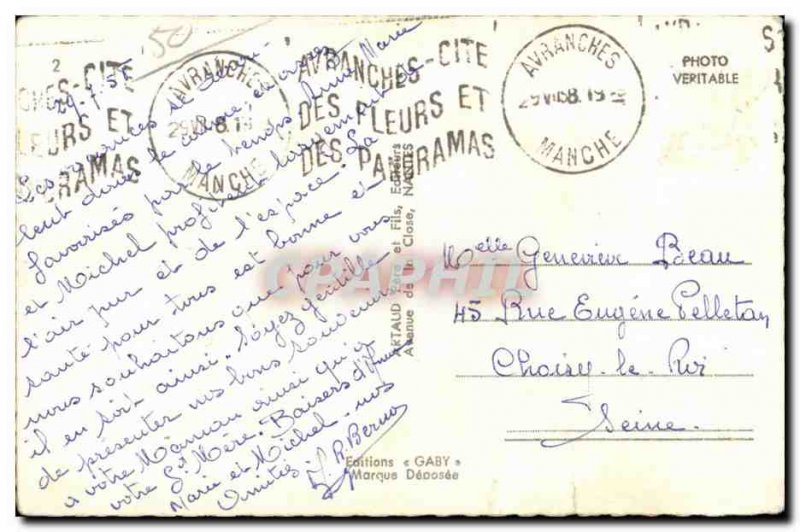 Old Postcard Avranches