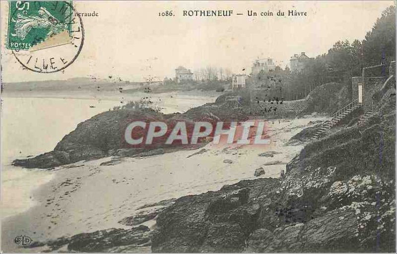 Postcard Old Rotheneuf A corner of Havre