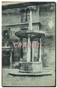 Old Postcard Udine in Piazza Mercato Vecchio Pozzo