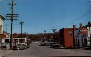 St Stephens New Brunswick NB Gulf Gas Station Vintage Postcard