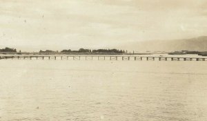 CD-303 ID, Snake River Bridge betw Heyborn and Burley Real Photo Postcard RPPC