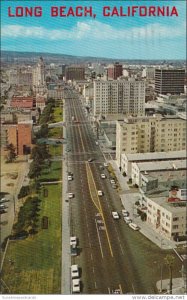 California Long Beach Ocean Boulevard Looking West 1962