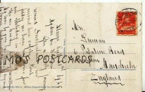 Genealogy Postcard - Inman - Palatine Road - Withington - Manchester - Ref 9314A