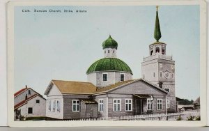 Sitka Alaska Russian Church, St. Michael's Cathedral Postcard K9