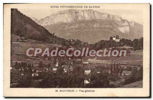 Old Postcard Menthon Vue Generale