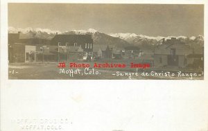 CO, Moffat, Colorado, RPPC, Street Scene, Business Section, Photo