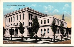 Postcard Alabama Mobile Medical College Overbey's Studio E.C. Kropp 1920s V185