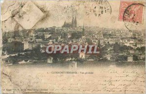 Old Postcard Clermont Ferrand view Generale