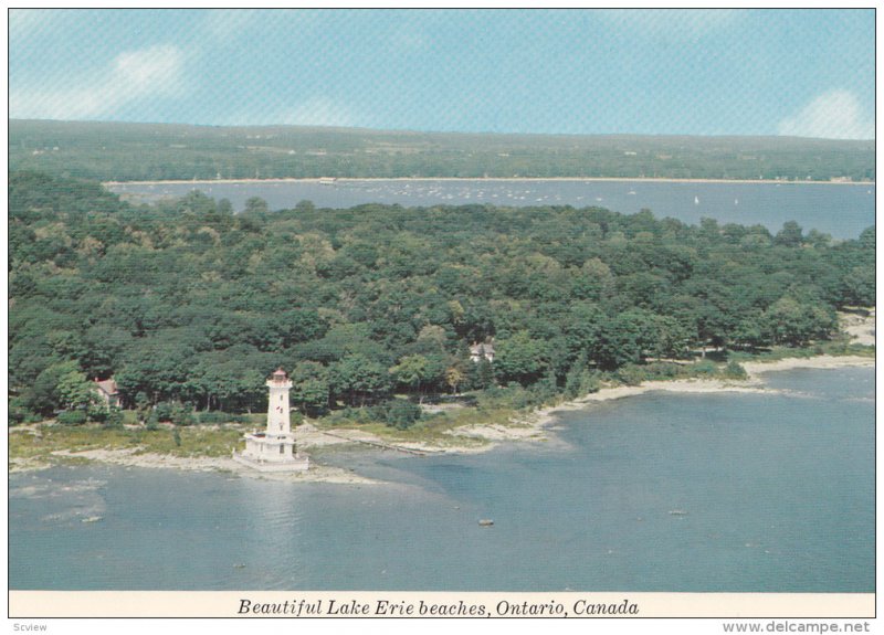 Beautiful Lake Erie beaches,  Ontario,  Canada,  50-70s