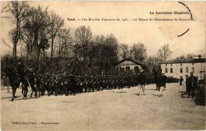 CPA Militaire Toul - Les Marches d'epreuve du 146e (90381)