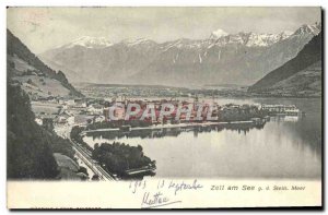 Old Postcard Zell Am See g Stein Meer