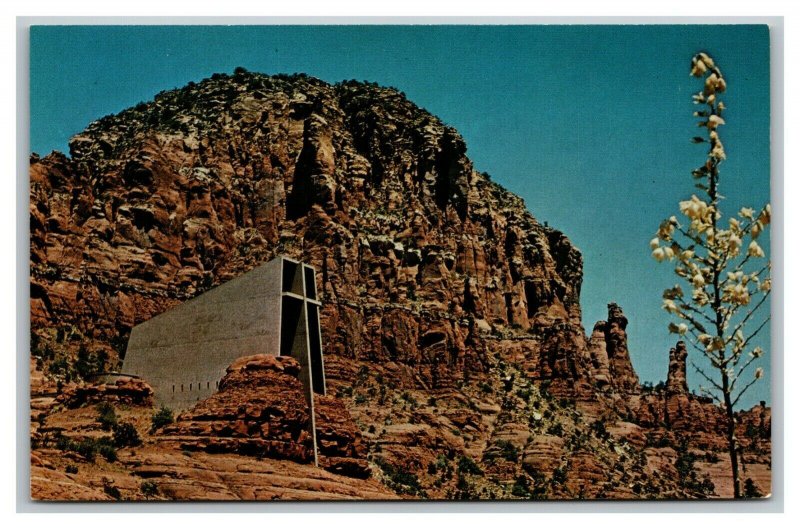 Vintage 1960's Postcard Chapel of the Holy Cross Spiritual Life Sedona Arizona